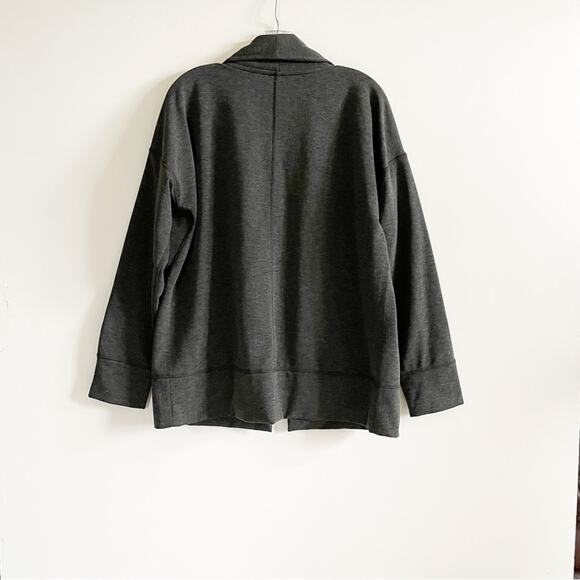 Vineyard Vines Charcoal Grey Open Front Cardigan - Picture 6 of 9